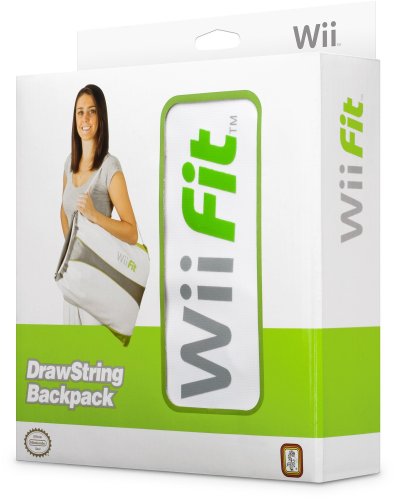 Bigben DrawString Backpack - Wii - cajas de video juegos y accesorios (Verde, Blanco, 402 g, 245 x 214 x 51 mm, Nilón) Green,White