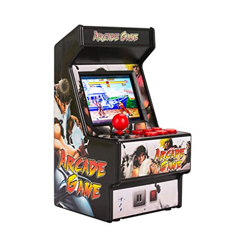 BIlinli 2.8"Mini máquina de Juegos de Arcade de Mano Recargable Retro de 16 bits 156 Consola de Juegos clásica para niños
