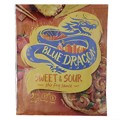 BLUE DRAGON Salsa wok agridulce - Sweet & Sour- Sobre 120 g