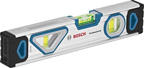 Bosch Professional 1600A016BN Nivel Magnético, longitud 25 cm, Burbuja de Doble Visión, Gris
