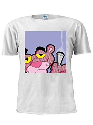 Camisa de cumpleaños unisex de moda para hombre, diseño de pantera rosa