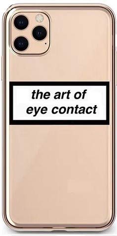 Carcasa para iPhone 11 Pro, The art of Eye Contact TPU, funda ligera con foto de silicona, protección resistente a los arañazos (iPhone 11 Pro, EyeContact)