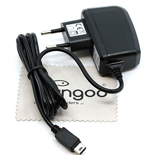 Cargador compatible con Nintendo DS Lite cable de carga, cargador de red OTB con paño de limpieza de pantalla mungoo