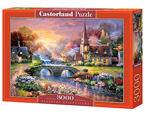 Castorland Peaceful Reflections 3000 pcs Puzzle - Rompecabezas (Puzzle Rompecabezas, Hada, Niños y Adultos, Niño/niña, 9 año(s), Interior)