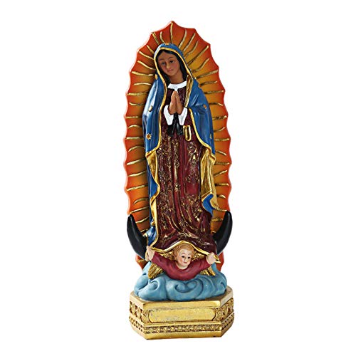 CHENGBEI Nuestra Señora de Guadalupe México Virgen María Accesorios para Decoración de Interiores