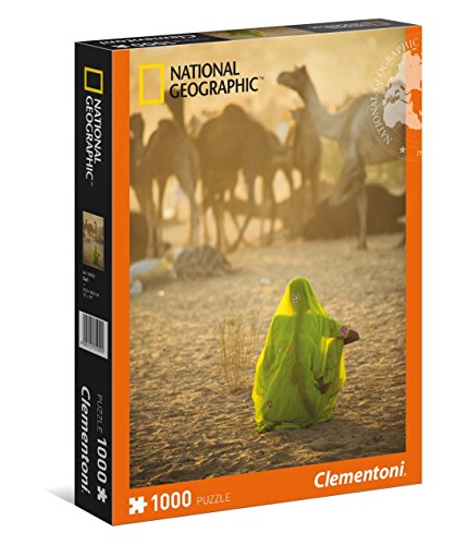 Clementoni - Puzzle de 1000 Piezas, National Geographic, diseño Sari (393022)