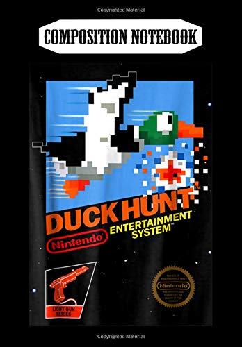 Composition Notebook: Nintendo NES Duck Hunt Retro Vintage Cover Graphic, Journal 6 x 9, 100 Page Blank Lined Paperback Journal/Notebook