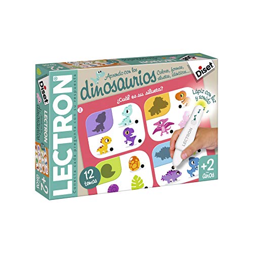 Diset- Lectron lápiz los dinosaurios - Juego educativo a partir de 2 años