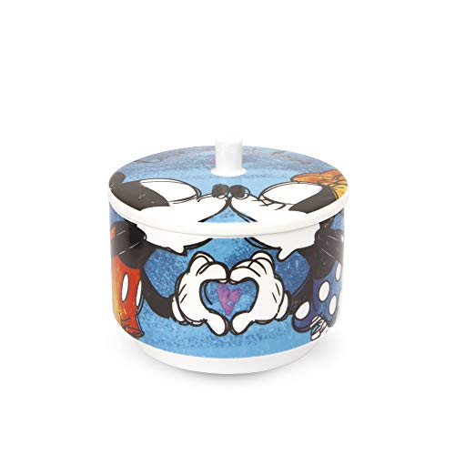 Disney Walt PWM41/B azucarero, Modelo Sweet Love, Porcelana, Azul