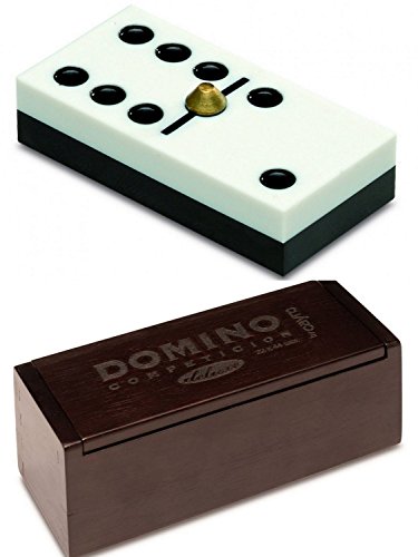 Domino de Competicion con Fichas de Resina Caja de Madera de Luxe Lujo 252
