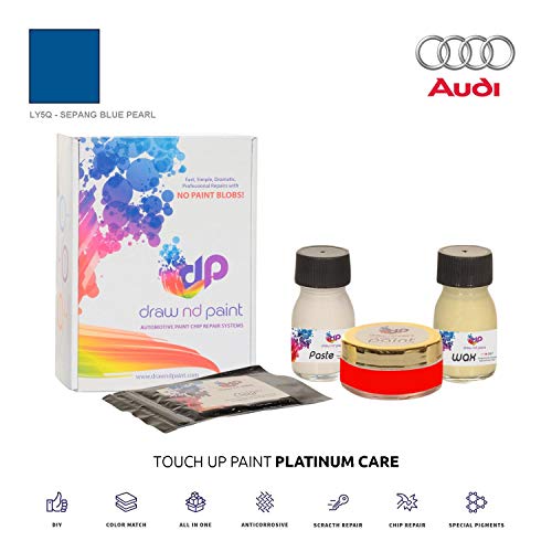 DrawndPaint for/Audi Rs6 Avant/SEPANG Blue Pearl - LY5Q / Touch-UP Sistema DE Pintura Coincidencia EXACTA/Platinum Care