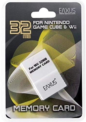 Eaxus®️ Tarjeta de memoria de 32MB - Tarjeta de memoria para Nintendo GameCube y Nintendo Wii