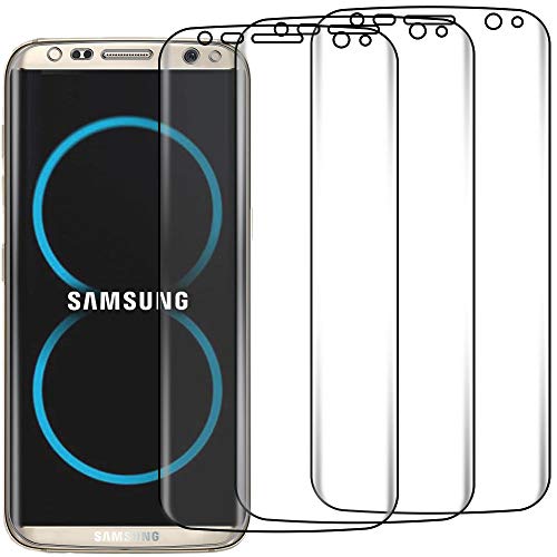 ebestStar - Protector de Pantalla Compatible con Samsung S8 Galaxy Lote de 3 películas 3D Pet Integral Flexibles, Sin-Burbujas [Aparato: 148.9 x 68.1 x 8mm, 5.8'']
