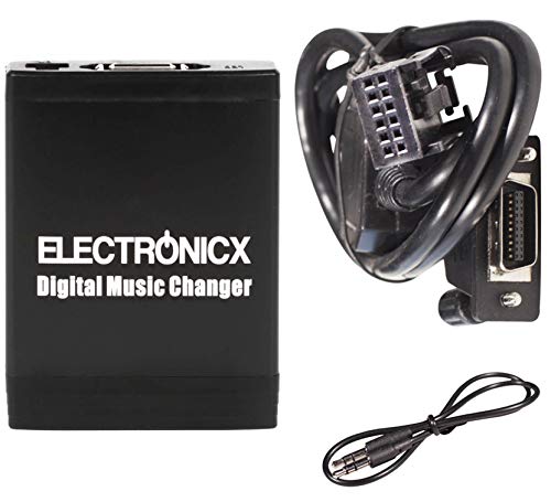 Electronicx Elec-M06-RD4 Adaptador de Musica Digital para Coche USB, SD, AUX, Cambiador de CD mp3-player para RD4 Radios