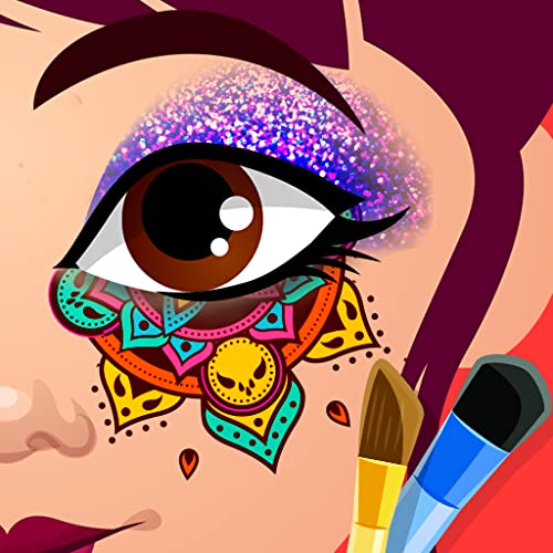 Eye Art Color Fill Beauty Salon Stencil Art Paint