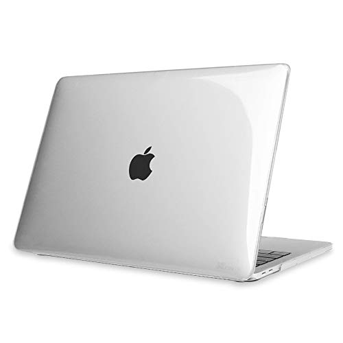 Fintie Funda para MacBook Pro 13 (2019/2018/2017/2016) - Súper Delgada Carcasa Protectora de Plástico Duro para Modelo A1989/A1706/A1708/A2159, Transparente