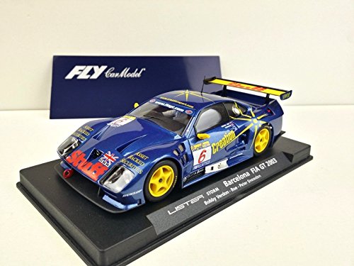 FLy Slot SCX Scalextric 88057 A403 Compatible Lister Storm Barcelona Fia GT 2003 Nº6