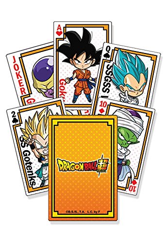 Great Eastern Entertainment Dragon Ball Super Goku SD Gruppe * 52 Playing Cards / Juego de Poker / Naipes Oficial - Original & Official Licensed
