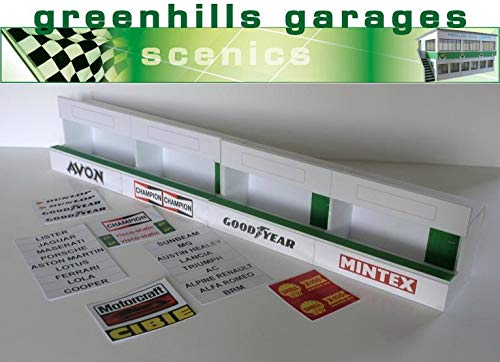 Greenhills Scalextric Slot Car Building Standard Pit Boxes Kit 1:32 Scale