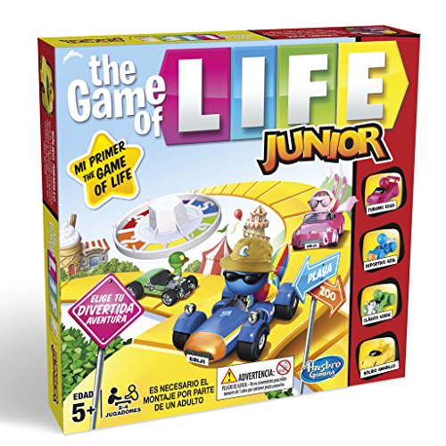 Hasbro Gaming- Game of Life Junior Gaming Clasico Juego de Mesa, Multicolor, Miscelanea (B0654SC5)