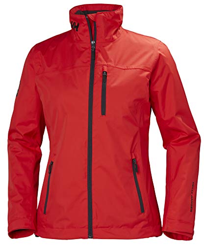 Helly Hansen W Crew Midlayer Jacket Chaqueta Impermeable, Mujer, Alert Red, M