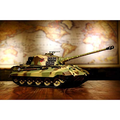 HENG LONG RC Tank German King Tiger Henschelturm Caja de Cambios metálica 1:16 Pro