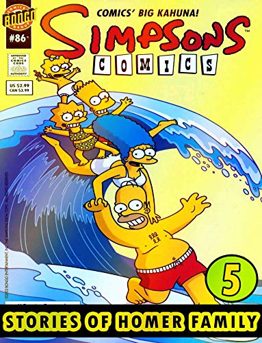 Homer Family Simpson: Collection Book 5 - Graphic Novel Family Cartoon Funny Comic Simpson (English Edition)