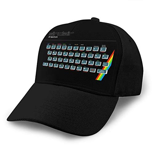 HONGYANW Gorra de béisbol Sinclair Zx Spectrum consola de juegos para papá sombrero ajustable transpirable para hombres mujeres negro