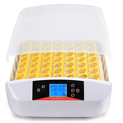 Incubadora Automática de Huevos 56 Huevos Pantalla Digital de Temperatura Dispositivo de Incubación Gallina Pato Codorniz