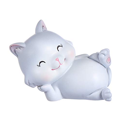 KESYOO - Figura de miniatura de gatito, diseño de gatito de coche, cuadro de mando, escultura de hada y Garden Dollhouse para decoración de tartas, para micro paisaje