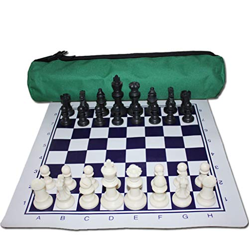 LBYSK Juego de ajedrez Ajedrez Ajedrez Profesional Formación de Piel de Tablero de ajedrez fácil de Usar ejecución Exquisita Bolsas de Mano portátil de empaquetado Rompecabezas para niños