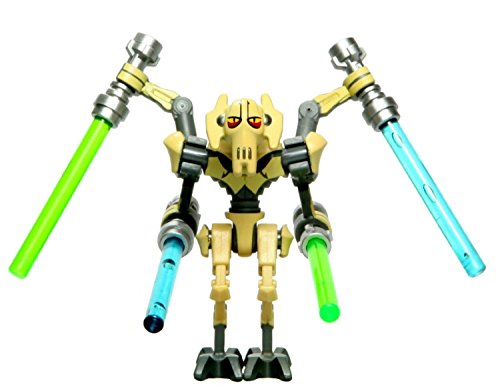 Lego General Grievous Clone Wars - Figura de general Grievous de Star Wars (2,5 x 2,5 x 5,1 cm)