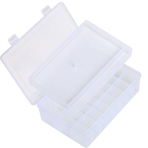 LIHAO Caja para Almacenar Snaps Plástico T5 y Alicates