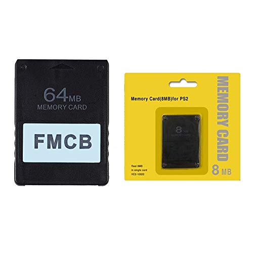 Luntus Tarjeta de Memoria Mcboot (Fmcb) 64Mb V 1.953 (Nueva VersióN y Nueva FuncióN) Paquete de Tarjeta de Memoria 64 + 8Mb