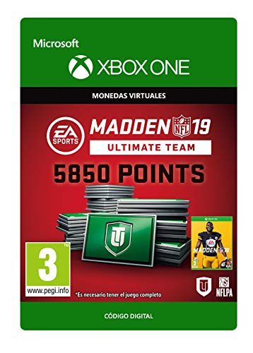 Madden NFL 19: MUT 5850 Madden Points Pack - Xbox One - Código de descarga