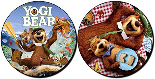 MasTazas El Oso Yogui Y Boo-Boo Yogi Bear A Posavasos x4 Coasters