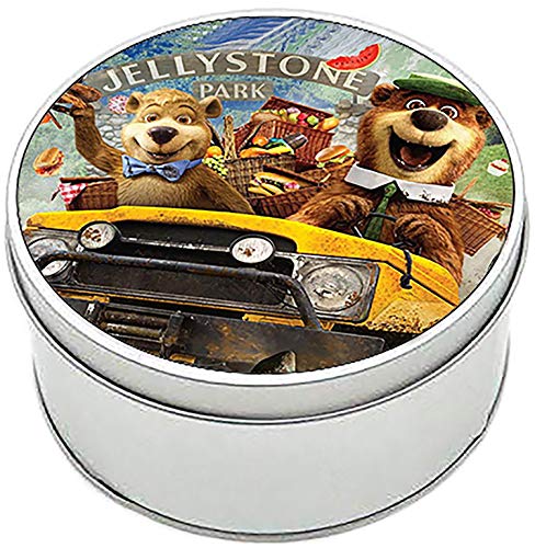 MasTazas El Oso Yogui Y Boo-Boo Yogi Bear D Caja Redonda Lata Round Metal Tin Box