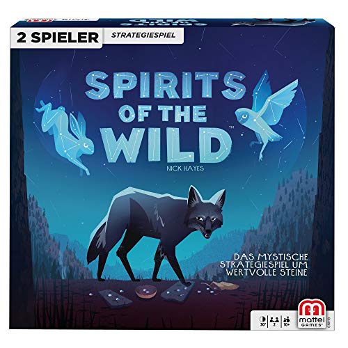 Mattel Games- Spirits of the Wild - Juego de estrategia (en alemán) (GNH18) , color/modelo surtido