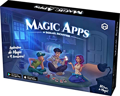 Mikael Montier - Juego de Magia Digital (80 Trucos de Magia) - Magic Apps - Caja con Aplicación Móvil (iOS y Android) para Niños, Adolescentes y Adultos – Magia Profesional Fácil