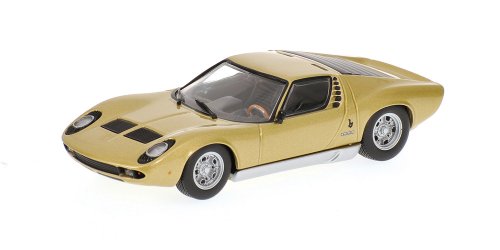 Minichamps 436103000 - Coche de colección Lamborghini Miura S'69, dorado - escala 1/43