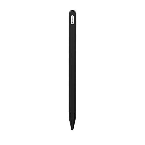 MoKo Funda Compatible con Apple Pencil 2nd Generation, [1 PZS] Funda para Pencil y Cubierta de Nib de Silicona Protector Case Cover para iPad Pro 11/12.9 Inch 2018 Apple Pencil 2nd Generation - Negro