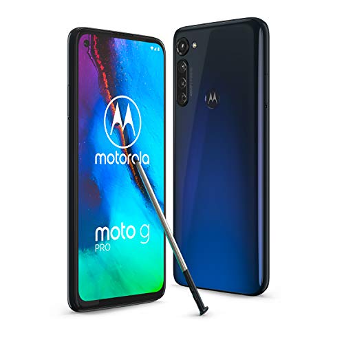Motorola Moto G Pro - Smartphone de 6,4" con lápiz táctil incorporado, 4GB RAM + 128GB de ROM, dual Sim - Color Mystic Indigo [Versión Española, compatible con Portugal]