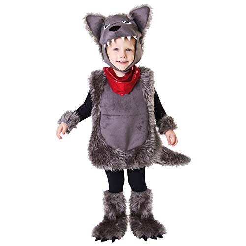 My Other Me Me-203200 Disfraz de pequeño lobo, 1-2 años (Viving Costumes 203200)