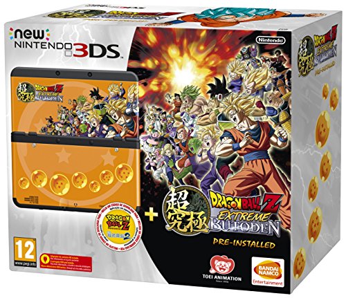New Nintendo 3DS - Consola, Color Negro + Dragon Ball Z (preinstalado)