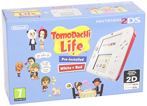 Nintendo 2DS - Consola, Color Rojo + Tomodachi Life (Preinstalado)