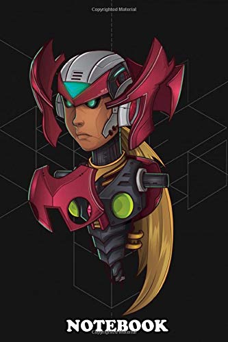 Notebook: Vector Illustration Of Zero From Megaman , Journal for Writing, College Ruled Size 6" x 9", 110 Pages