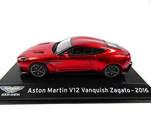OPO 10 - Coche 1/43 Colección Supercars Compatible con Aston Martin V12 Vanquish Zagato 2016 (S40)
