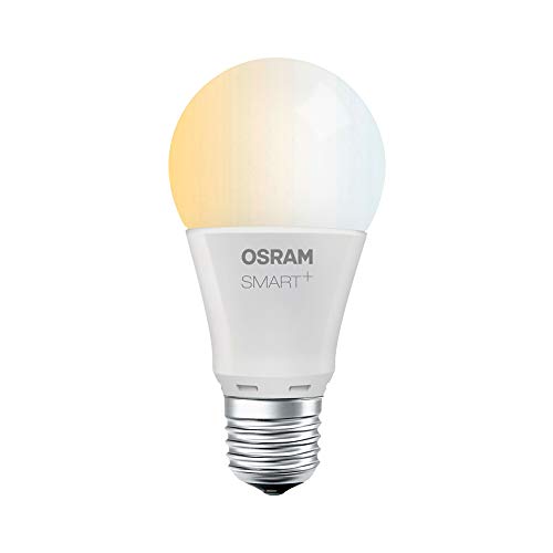 Osram Smart + LED, lámpara ZigBee con base E27, de blanco cálido a luz diurna (2700K - 6500K), regulable, 8.5W = 60W