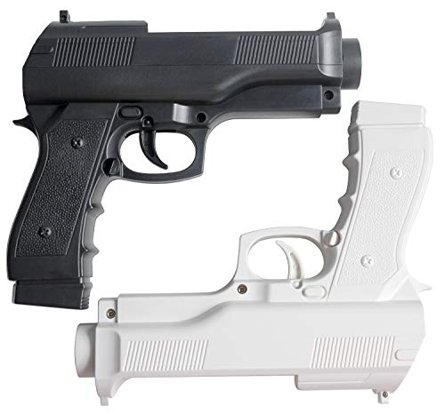 OSTENT Pistola ligera Gun Shooting Sport Video Game Compatible para Nintendo Wii Remote Controller Pack de 2