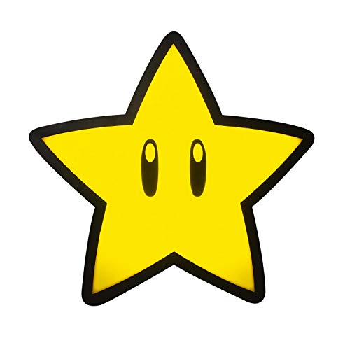 Paladone PP5100NN Star Light con proyección | Luz de Humor Coleccionable Super Mario Bros, Regalo Perfecto para los fanáticos, Amigos o Familiares, Multicolor